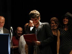 El único requisito para concursar fue gozar de buena voz y de una pronunciación aceptable del francés. En la imagen, Diego, el ganador.  /