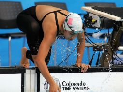 Lizeth Rueda, quien es especialista en diez kilómetros en aguas abiertas, recibió invitación para asistir a la junta olímpica. ARCHIVO  /