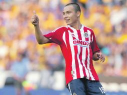 “El Cubo” Torres anotó los tres goles en el primer tiempo, terminando con cuatro en total en España. MEXSPORT  /