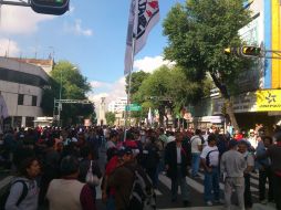 El Sindicato Mexicano de Electricistas (SME) reportó al menos ocho lesionados ''con golpes contusos''. ESPECIAL @hgerardo_sa  /