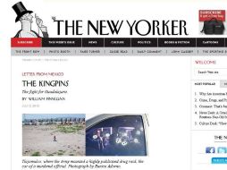 En la imagen, tomada del sitio web de ''The New Yorker'', la investigación ''Los capos. La lucha por Guadalajara'' de William Finnegan.  /