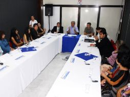 Reunión de Cárdenas con el Consejo para la Transparencia y la Ética Pública, designado por el Ayuntamiento de Guadalajara. ESPECIAL  /