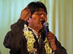 Evo Morales convoca a movilizaciones para defender su proceso ''revolucionario'' frente al supuesto complot que gesta la derecha. EFE  /