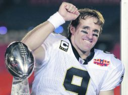 Drew Brees llevó a Nueva Orleans al título del Super Bowl XLIV. AP  /