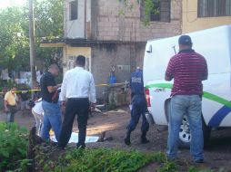 Los vecinos de la zona no pudieron aportar datos a las autoridades sobre el homicida.  /