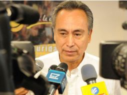 Fernando Garza habló ante miembros de los medios de comunicación ayer. ARCHIVO  /