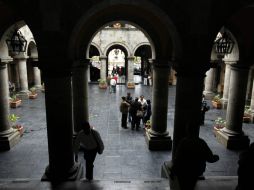 Los días jueves se ofrecen conciertos en el Palacio Municipal de Guadalajara. ARCHIVO  /