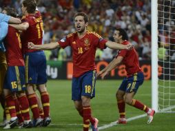 Por estos días, Alba participa con la Selección española en la Eurocopa 2012. AFP  /
