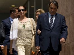 Pantoja agregó, ''soy inocente de lo que se me acusa, estoy muy tranquila y no he robado nada al Ayuntamiento de Marbella''. AFP  /