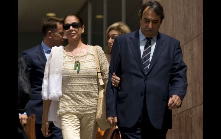Pantoja agregó, ''soy inocente de lo que se me acusa, estoy muy tranquila y no he robado nada al Ayuntamiento de Marbella''. AFP  /
