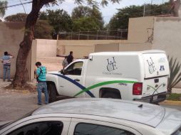 Los restos fueron localizados por obreros que realizaban una construcción en la calle de Mar Rojo.  /