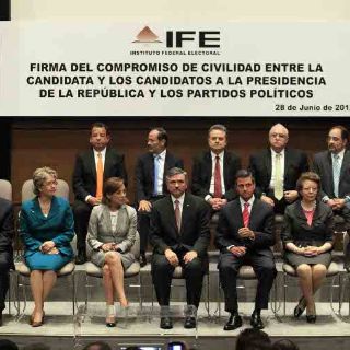 Candidatos firman pacto de civilidad electoral