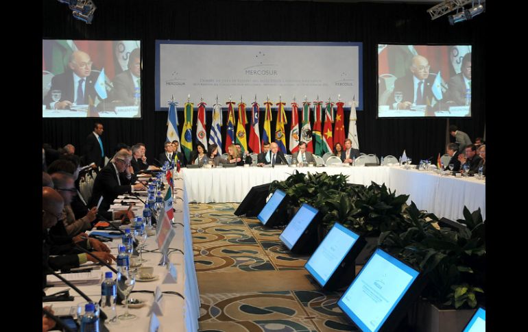 Reunión de cansilleres del Mercosur, previa a la cumbre de presidentes del bloque. EFE  /