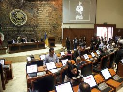 El Congreso local tocó el tema de la resolución de la Suprema Corte en la sesión del pleno de hoy.  /