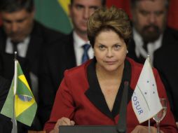La mandataria brasileña Dilma Rousseff (en la imagen) y sus pares sudamericanos acordaron suspender a Paraguay del Mercosur. AFP  /