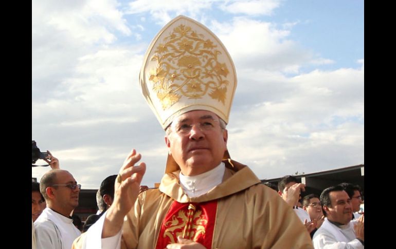 Francisco Robles fue nombrado arzobispo de Guadalajara el 7 de diciembre pasado. ARCHIVO  /