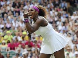 La menor de las hermanas Williams celebra un punto en su duelo contra Zheng Jie. EFE  /