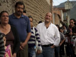 Enrique Alfaro acudió desde temprano a emitir su sufragio en Tlajomulco.  /