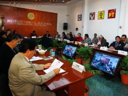 Durante la sesión del Consejo Local de ésta tarde los representantes de partidos políticos expresaron sus quejas.  /