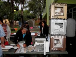 PREP invita a que se siga la información que arroja la lectura de la totalidad de las casillas. NTX  /