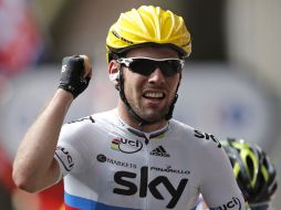 Cavendish había perdido ante Guardini en la decimoctava etapa del Giro de Italia. AP  /