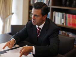 Enrique Peña Nieto, virtual Presidente electo de México, ofreció una conferencia de prensa. REUTERS  /