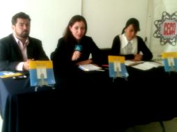 El Consejero Rodolfo Guzmán, la Secretaria Ejecutiva Mónica Martínez y la Consejera Lupita Arredondo.  /