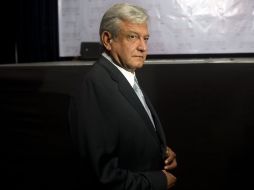 Andrés Manuel López Obrador dice que no acatará ningún resultado hasta no tener la certeza que se respetó el voto. AFP  /