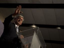 ''Estoy tranquilo, sé mi responsabilidad histórica y actuaré en consecuencia'': López Obrador. AFP  /