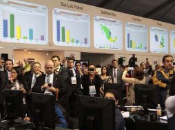 Leonardo Valdés Zurita dio un mensaje en cadena nacional para anunciar los resultados del PREP. NTX  /