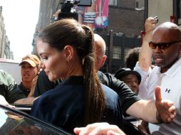 Katie Holmes solicitó el divorcio la semana pasada al actor Tom Cruise. AFP  /
