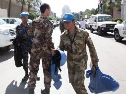 La operación de UNSMIS fue reducida de manera drástica a mediados de junio. EFE  /