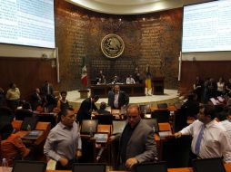 El Partido Acción Nacional (PAN) será la oposición más clara en el Poder Legislativo del Estado con 12 congresistas. ARCHIVO  /