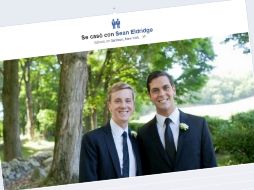La publicación de la boda de Chris Hughes fue la primera donde apareció el nuevo ícono. ESPECIAL  /