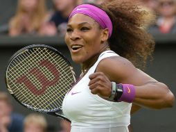La menor de las hermanas Williams se planta por octava vez en una semifinal de Wimbledon. AFP  /
