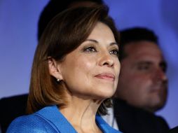 La noche del 1 de julio de 2012, Josefina Vázquez Mota reconoció que la tendencia del voto indicaba la pérdida de la elección. ARCHIVO  /