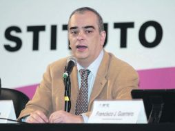 El consejero Alfredo Figueroa informó las acciones que el IFE tomará ante presuntas irregularidades. NTX  /