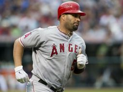 El dominicano pegó cuadrangular en la derrota de su equipo de los Angelinos de los Ángeles. AP  /