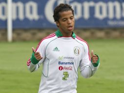 Dos Santos, quien ya entrena en el Tri Olímpico, espera continuar su carrera en el futbol español. ARCHIVO  /