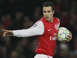 El Holandés fue nombrado capitán del Arsenal la pasada temporada. AP  /