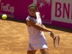 Tras perder en singles, la mexicana iniciará su participación en el dobles juvenil, junto a la brasileña Laura Pigossi. ARCHIVO  /