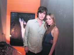 El cumpleañero. Juan Jarero y Andrea Bou.  /