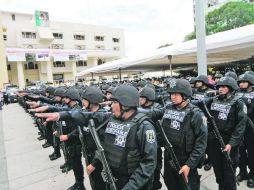 La Policia Estatal Acreditable guerrerense cuenta con sus primeros 370 efectivos. NTX  /