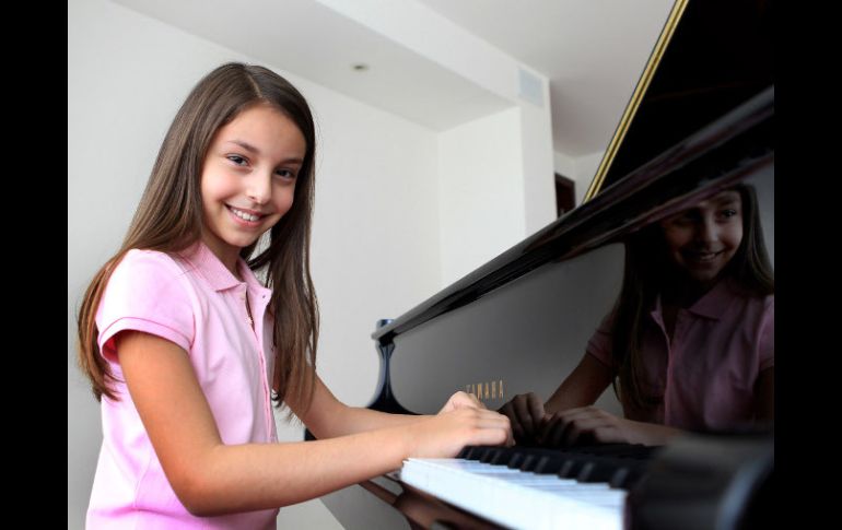 Daniela Liebman Martínes, 10 años de edad y con el deseo de ser la mejor pianista del mundo a los 20 años. ARCHIVO  /