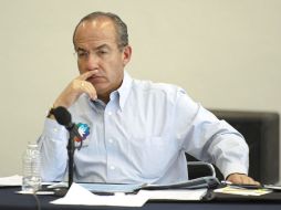 El presidente Calderón presumió creación de empleos en su administración. ARCHIVO  /