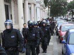 Las fuerzas del orden han reforzado la seguridad en Londres de cara a los Juegos Olímpicos y Paralímpicos. ARCHIVO  /