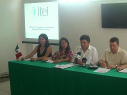 Funcionarios del ITEI, dan a conocer teléfono en el que se dará información sobre procesos de acceso a la información pública.  /