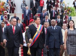 El año pasado, Chávez no pudo asistir al desfile por el Bicentenario de Independencia debido a que se recuperaba de una operación. EFE  /