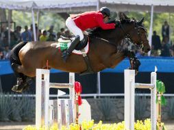 Alberto Michán y su caballo 'Rosalía La Silla' serán representantes de México en Juegos Olímpicos. MEXSPORT  /