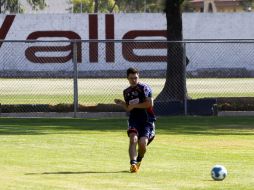 Kristian Álvarez, en un entrenamiento en Verde Valle  /